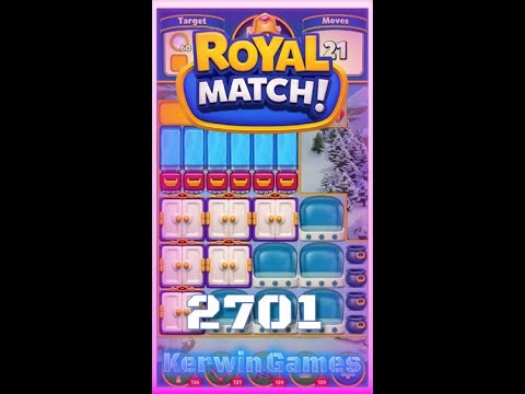 Royal Match Level 2701 - No Boosters Gameplay