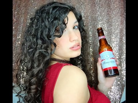 Curly hair experiment: Beer for damage repair, protein, shine + volume!