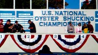 preview picture of video '2012 U.S. National Oyster Shucking Championship St Mary's County, Maryland'