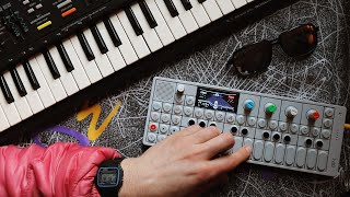 Video thumbnail for OP-1 and the YAMAHA PSS-390 love 80's SYNTH WAVE!! by The Unperson