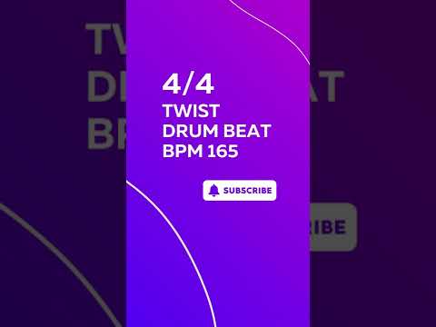 4/4 Twist Drum Beat BPM 165