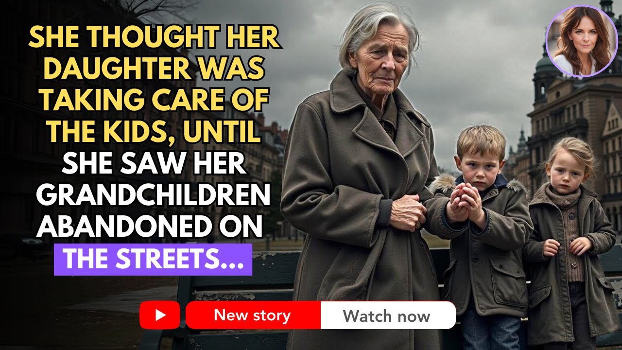SHE THOUGHT HER DAUGHTER WAS TAKING CARE OF THE KIDS, UNTIL SHE SAW HER GRANDCHILDREN ABANDONED...