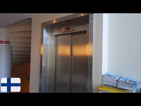 2010 Monospace MRL traction elevator at Runebergsgatan 8, Jakobstad FIN