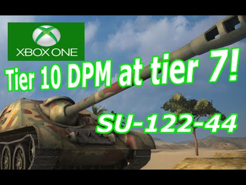 'Tier 10 DPM at tier 7!' SU-122-44 (Premium Tier VII Soviet TD) (World of Tanks Xbox1/PS4)