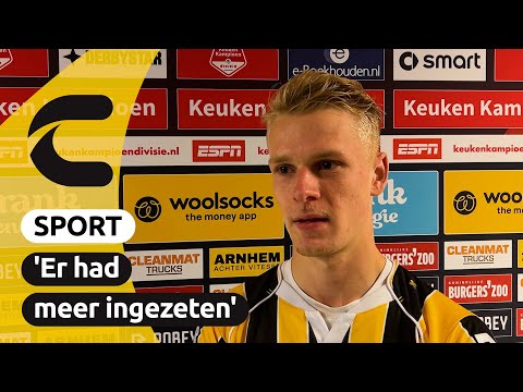 Reactie Mathijs Marschalk na Vitesse - SC Cambuur (0-4) | Connect
