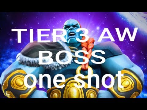 ONE SHOT (no boosts) The Champion as AW BOSS!!! - Marvel Contest of Champions