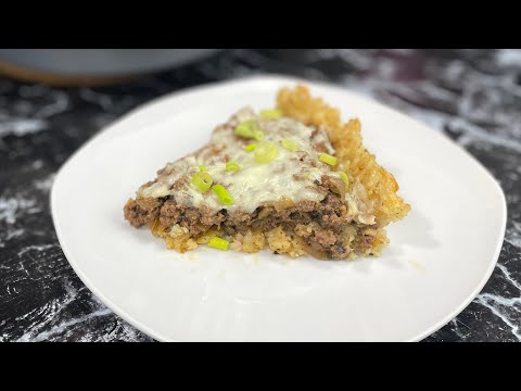 Meat-Stuffed Rice Tart