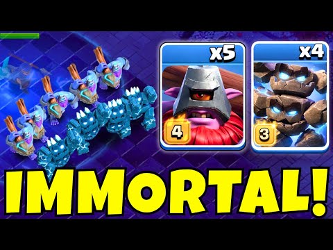 Best Legend Rank Battle Attack Strategy | Meteor Golem + Throwers Pro Gameplay (Clash of Clans)