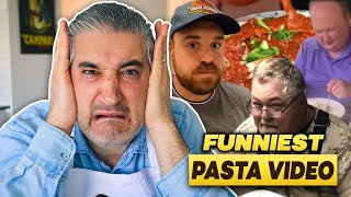 Italian Chef Reacts to FUNNIEST PASTA Videos