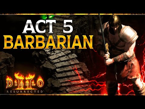 The ACT 5 Barb Merc Performs better than I expected ... Patch 2.4 PTR - Diablo 2 Resurrected