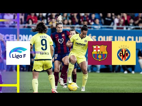 HIGHLIGHTS | FC Barcelona vs. Villarreal (Liga F 2023-24)