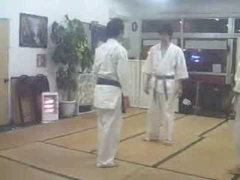 相手を居つかせて崩す稽古（１月１１日）