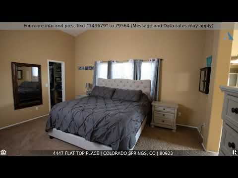 Priced at $550,000 - 4447 Flat Top Place, Colorado Springs, CO 80923