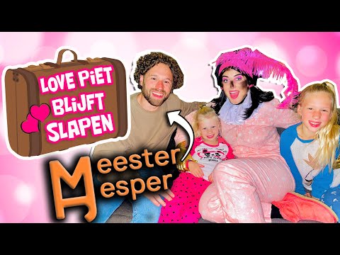 LOVE PIET BLIJFT SLAPEN BIJ... MEESTER JESPER!
