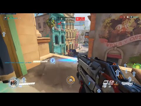SUREFOUR SOLDIER 76 AND ASHE GAMEPLAY! [ OVERWATCH SEASON 25 TOP 500 ]