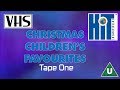 Opening To Christmas Children S Favourites Tape One UK VHS 2003