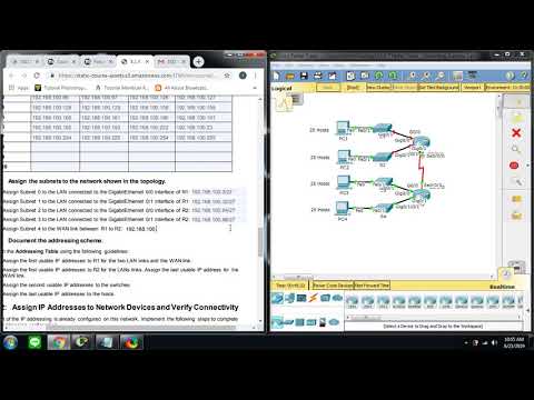 8.1.4.7 Packet Tracer - Subnetting Scenario #ProdiTiUMB