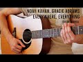 Noah Kahan Gracie Abrams Everywhere Everything EASY Guitar Tutorial With Chords Lyrics