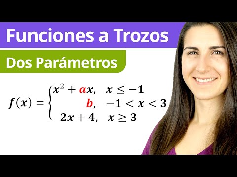 CONTINUIDAD de Funciones a TROZOS con DOS PARÁMETROS 📉 🆎