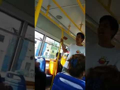 Un poco de rap Jinete y Haf en el micro