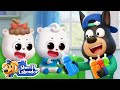 Dobie Takes Care Of Babies WaterCity Mystery Cartoon Safety Rules Sheriff Labrador