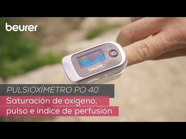 Vídeo relacionado con Beurer PO 13 Kids Oxímetro de pulso de dedo para niños, medición de pulso y saturación de oxígeno en segundos, formato pequeño, alineación automática de la pantalla, con bolsa de