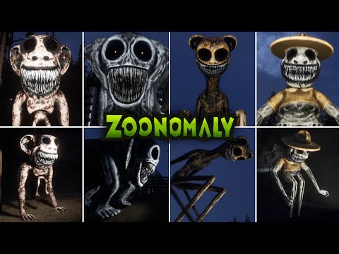 ALL NEW JUMPSCARES 1ST vs 3RD person - Zoonomaly