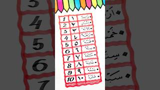 Download lagu Cara menulis dan membaca angka bahasa arab #shortvideo #belajar #bahasaarab mp3