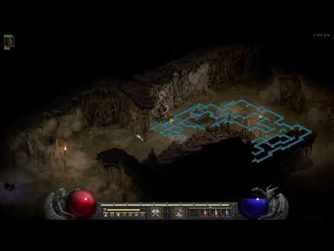 Diablo II Resurrected | Barbarian Act 3 | arachnid lair