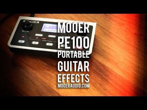 Mooer PE100 Gitar Prosesörü - Video
