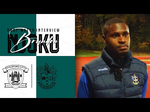 POST MATCH Brandon Njoku Guildford City 0 Sutton United 5 SSC 29/10/25