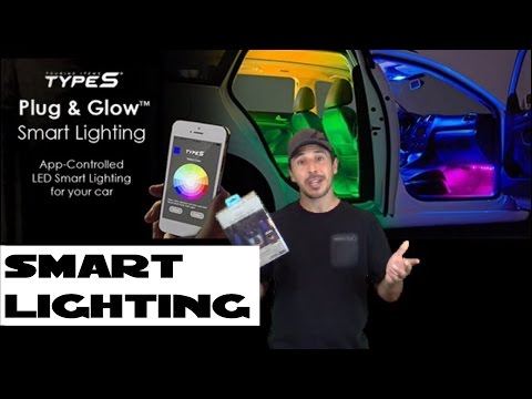 App controlled led smart lighting for you car Type S Plug & Go install