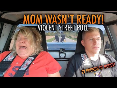 MOM RIDES IN MY 1500HP S-10!