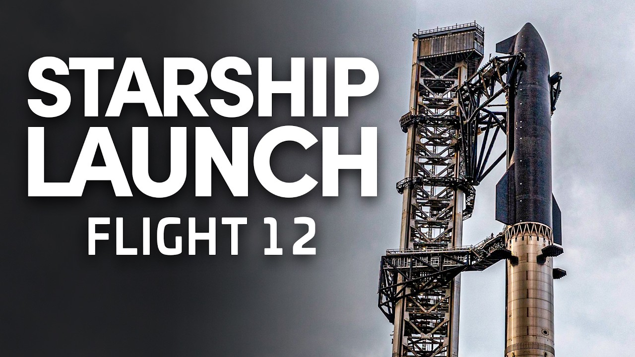 SpaceX Starship Flight 12 Attempt 2 - LAUNCH STREAM