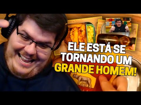 CASIMIRO REAGE: LANCHEIRA DO BERNARDO COM CALZONE | Cortes do Casimito
