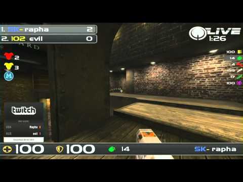 Dreamhack Winter 2012 Quake Live finals (evil vs rapha)