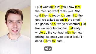 American English Connected Reading | Business English: Sales Meeting (part one)