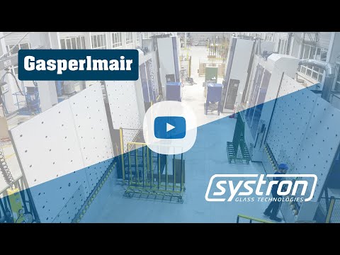 systron Glass Processing Machines at Glas Gasperlmair - 7 Years - 7 Processing Lines