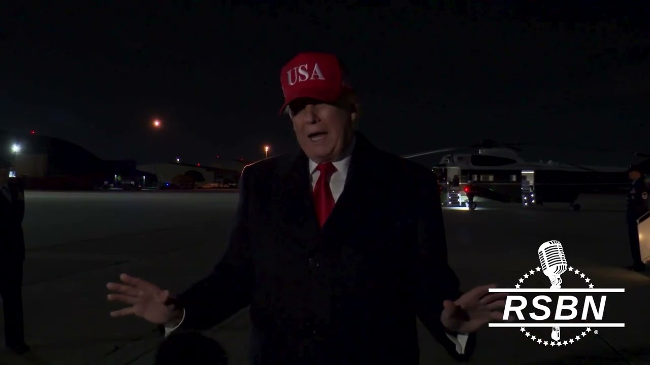 WATCH: President Speaks to the Press after Returning to Washington, D.C. - 04/12/26