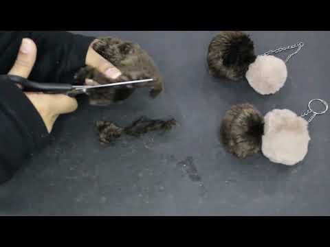 DIY Plush POM POM key chain ideas l Best key chain ever l Key chain l cute l By Five Minutes Art.