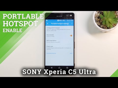 How to Activate Portable Hotspot in SONY Xperia C5 Ultra – Create Network Access Point