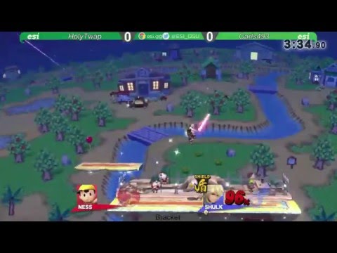Donatos Biweekly 1/26 - Carls493 (Shulk) vs Holy Twap! (Ness) - SSB4