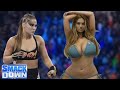 WWE Full Match - Ronda Rousey Vs. Blur Olivia : SmackDown Live Full Match