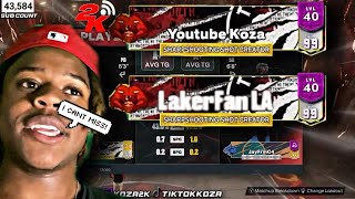 Pulled up on 2 famous 2k content creators onna 7 game streak🔥shoutout to @LakerFan @Koza2k @Yayo