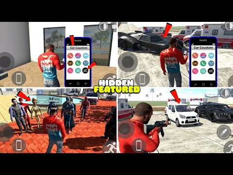 Hidden Features Of New Update In Indian Bikes Driving 3d | Car Coustom+NPC Coustom Feature Cheats