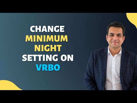 How to Change Minimum Stay Setting on VRBO