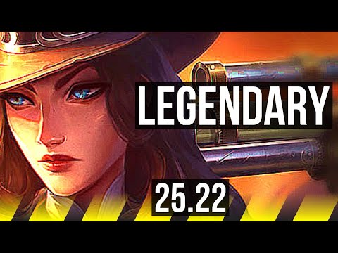 CAITLYN & Thresh vs ASHE & Bard (ADC) | 19/0/1, Legendary | KR Master | 25.22