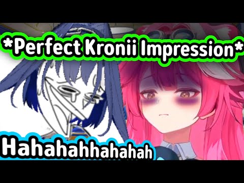Kronii Burst Out Laughing When Raora Did Her Low Energy Impression