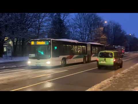 Man Lion.s City A23 Gelenkbus Und MB-C1 G als SEV Bus S8 Richtung Ismaning