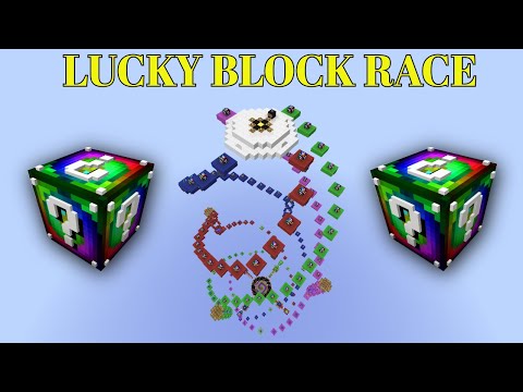 Spiral Dropper LUCKY BLOCK RACE